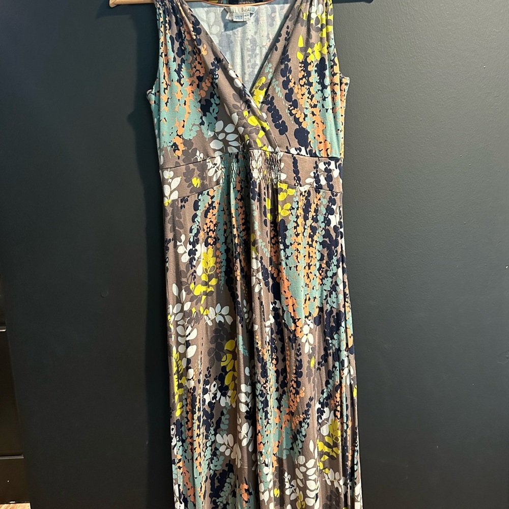 Boden Floral Sleeveless Maxi Dress - Multicolor
